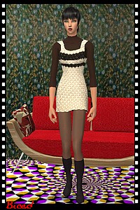 Tenue pour sims 2 par Biced pour milkazen.net