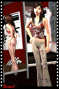 Tenue pour sims 2 par Biced pour milkazen.net