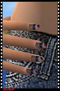 Ongles pour sims 2 par Biced pour milkazen.net