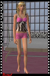 Tenue pour sims 2 par Biced pour milkazen.net