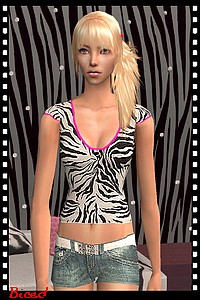 Tenue pour sims 2 par Biced pour milkazen.net