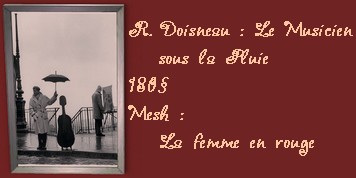 Tableau pour les sims 2 basé sur une photo de Doisneau par MilkaZen