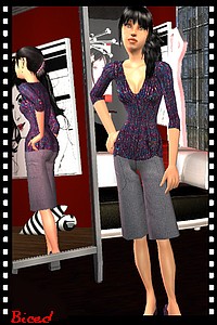 Tenue pour sims 2 par Biced pour milkazen.net