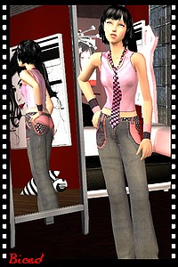 Tenue pour sims 2 par Biced pour milkazen.net