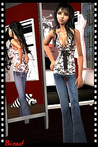 Tenue pour sims 2 par Biced pour milkazen.net