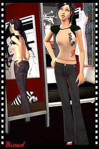 Tenue pour sims 2 par Biced pour milkazen.net