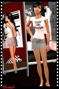 Tenue pour sims 2 par Biced pour milkazen.net