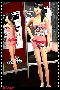 Tenue pour sims 2 par Biced pour milkazen.net