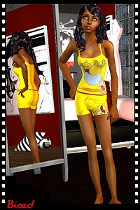 Tenue pour sims 2 par Biced pour milkazen.net