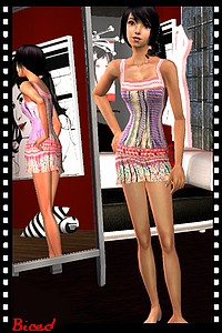 Tenue pour sims 2 par Biced pour milkazen.net