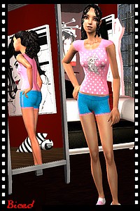 Tenue pour sims 2 par Biced pour milkazen.net