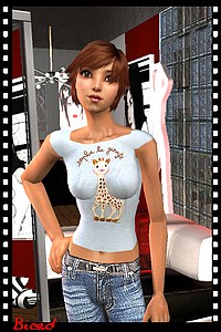 Tenue pour sims 2 par Biced pour milkazen.net