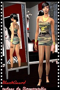 Tenue pour sims 2 par BlackGuard pour milkazen.net