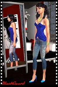 Tenue pour sims 2 par BlackGuard pour milkazen.net