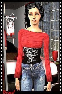 Tenue pour sims 2 par Biced pour milkazen.net