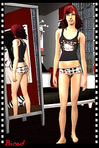 Tenue pour sims 2 par Biced pour milkazen.net