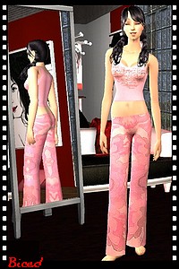 Tenue pour sims 2 par Biced pour milkazen.net