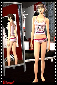 Tenue pour sims 2 par Biced pour milkazen.net