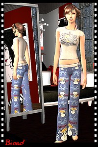 Tenue pour sims 2 par Biced pour milkazen.net