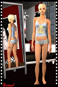 Tenue pour sims 2 par Biced pour milkazen.net