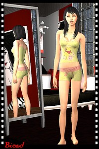 Tenue pour sims 2 par Biced pour milkazen.net