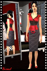 Tenue pour sims 2 par Biced pour milkazen.net