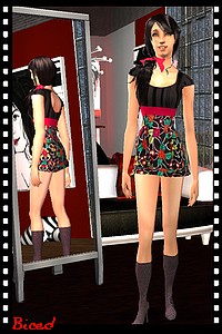 Tenue pour sims 2 par Biced pour milkazen.net