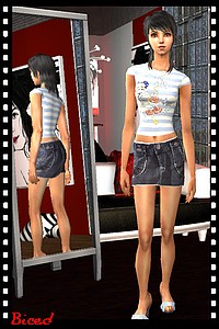 Tenue pour sims 2 par Biced pour milkazen.net