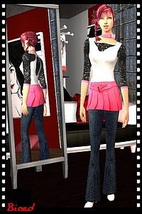 Tenue pour sims 2 par Biced pour milkazen.net