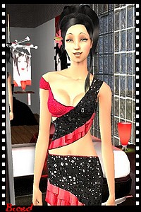 Tenue pour sims 2 par Biced pour milkazen.net