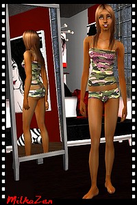 Tenue pour sims 2 par Biced pour milkazen.net