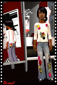 Tenue pour sims 2 par Biced pour milkazen.net