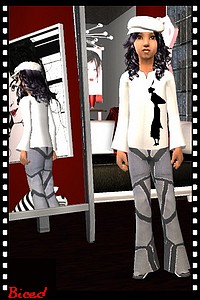 Tenue pour sims 2 par Biced pour milkazen.net