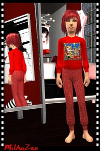 Tenue pour sims 2 par Biced pour milkazen.net