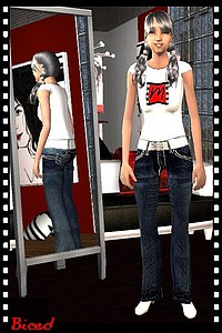 Tenue pour sims 2 par Biced pour milkazen.net