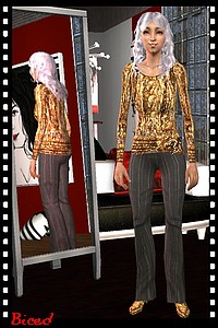 Tenue pour sims 2 par Biced pour milkazen.net