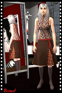 Tenue pour sims 2 par Biced pour milkazen.net