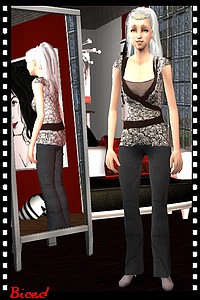 Tenue pour sims 2 par Biced pour milkazen.net