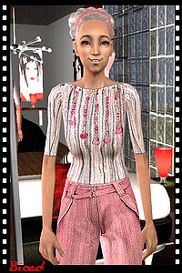 Tenue pour sims 2 par Biced pour milkazen.net